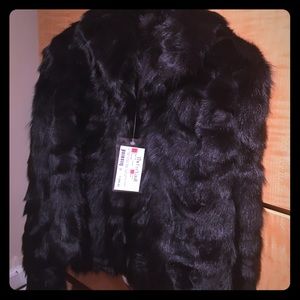 Real fox fur jacket